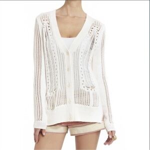 BCBGMaxAzria Kiril Drop Needle Button Cardigan - Effortless Elegance and Style
